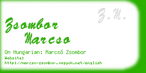 zsombor marcso business card